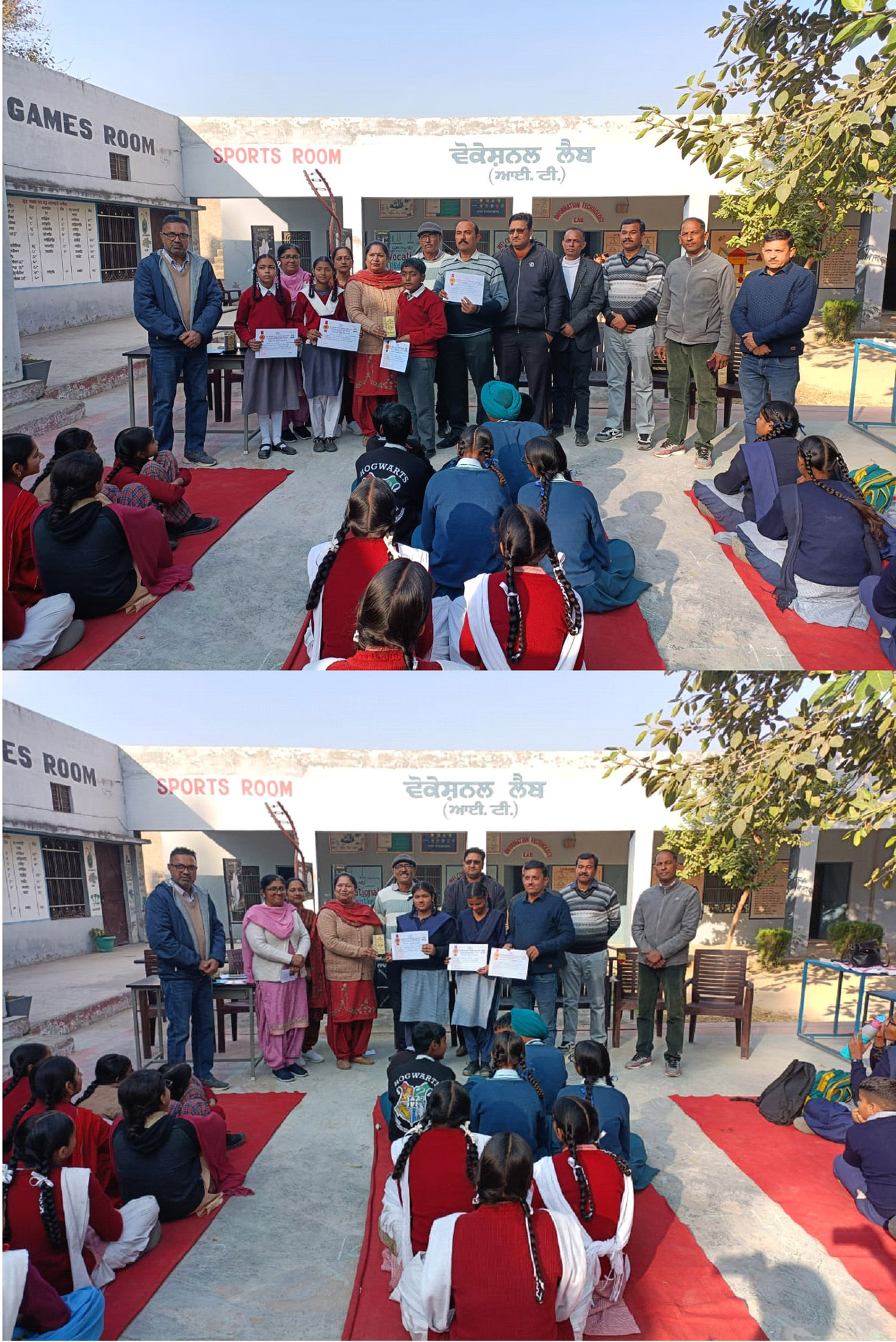 Block level quiz competitions in Science, English, Social Studies and Mathematics were held at Garhshankar.